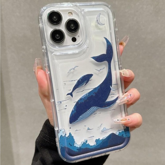 ⚠️Clearance iPhone 14/Pro/Pro Max Whale Phone Case - Picture 3 of 5